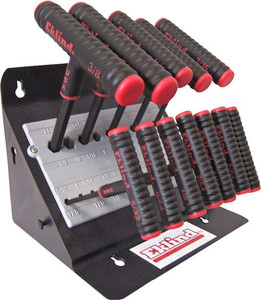 Eklind Power-T T-Handle Hex Key Set Fractional 11-Piece, 9" Eklind Power-T T-Handle Hex Key Set Fractional 11-Piece, 9"