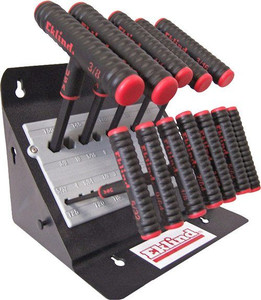 Eklind Power-T T-Handle Hex Key Set Fractional 11-Piece, 9"