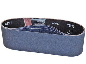 Norton ProSand Zirconia Alumina Sanding Belt, 4" x 24" 120 Grit, 1/pkg.