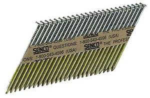 Senco Stick Nails 34° Clipped Head Nails, .113 Ring, 8d 2-3/8"