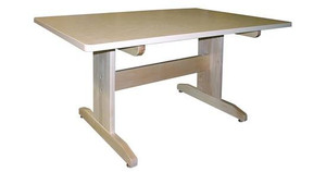 Hann Art Table Series 1-1/4"T Maple Grain Laminate Top 72"W