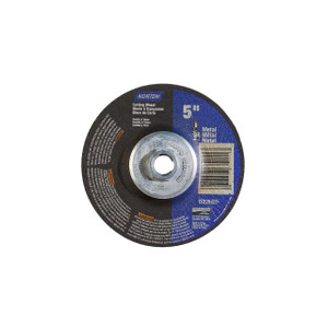 Norton Grinding Wheel, Hubless Depressed Center Aluminum Oxide, 5" x 1/8" x 7/8" Norton Grinding Wheel, Hubless Depressed Center Aluminum Oxide, 5" x 1/8" x 7/8"