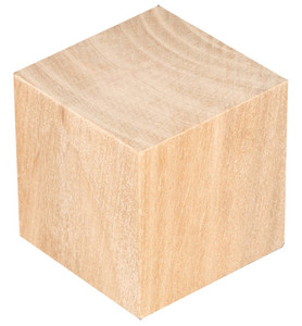 Buy Unfinished Wooden Blocks 3/4-inch, Small Wood Cubes for Crafts