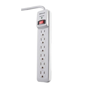 Woods 6-Outlet 3' Cord Surge Protector Woods 6-Outlet 3' Cord Surge Protector
