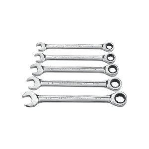 GearWrench 12-Point Ratcheting Combination SAE Wrench Set, 5-Piece GearWrench 12-Point Ratcheting Combination SAE Wrench Set, 5-Piece