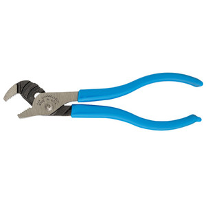 Channellock 4-1/2" Straight Jaw Pliers with right-angle teeth and 1/2" jaw capacity have blue handles Channellock 4-1/2" Straight Jaw Pliers with right-angle teeth and 1/2" jaw capacity have blue handles