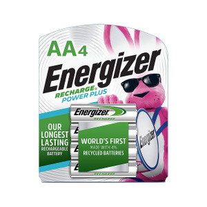 Energizer Rechargeable Ni-Mh Batteries, AA, 4/pkg. Energizer Rechargeable Ni-Mh Batteries, AA, 4/pkg.