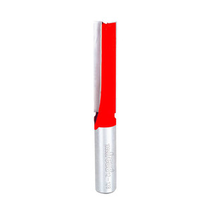 side profile of 1/2" x 2" carbide-tipped double flute straight router bit side profile of 1/2" x 2" carbide-tipped double flute straight router bit