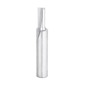 side profile of 3/16" single flute straight router bit side profile of 3/16" single flute straight router bit