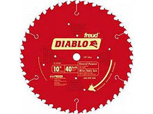 Freud Diablo 10" CT General Purpose Saw Blade Freud Diablo 10" CT General Purpose Saw Blade