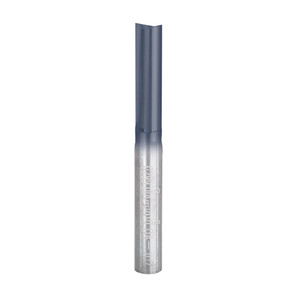 side profile of 1/4" x 7/8" solid carbide double flute straight router bit side profile of 1/4" x 7/8" solid carbide double flute straight router bit