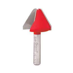 side profile of lettering router bit