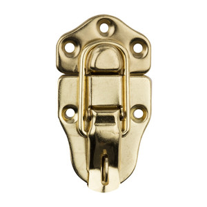 National Draw Catch, Brass Plated, 1-3/4