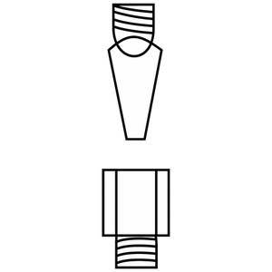 Miller Welding Tip, Flat Tip Miller Welding Tip, Flat Tip