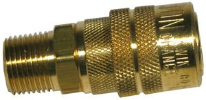 Milton M-style Kwik-Change Air Coupler, 3/8" NPT Male