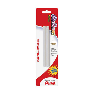 Pentel Pen-style Clic Eraser Refill Erasers, 2/pkg. Pentel Pen-style Clic Eraser Refill Erasers, 2/pkg.