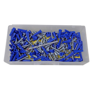 Hillman Plastic Anchor Kits Slotted Pan Head 8-10 x 7/8" Hillman Plastic Anchor Kits Slotted Pan Head 8-10 x 7/8"