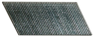 group of bostich 15 gauge steel finish angle nails are made from galvanized wire and 2-1/2 inches long