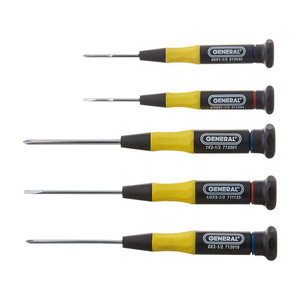 General Precision Screwdriver Set, 5-Piece General Precision Screwdriver Set, 5-Piece