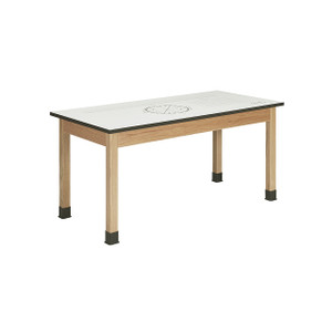 Diversified Spaces STEM Table with Dry Erase Top, Oak Diversified Spaces STEM Table with Dry Erase Top, Oak