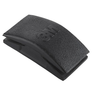 black 3m rubber sanding block is 2-3/4" wide and can be used with 9" abrasive sheet or 1/4 of standard sheet black 3m rubber sanding block is 2-3/4" wide and can be used with 9" abrasive sheet or 1/4 of standard sheet