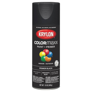Krylon COLORmaxx Spray Primer, Black Krylon COLORmaxx Spray Primer, Black
