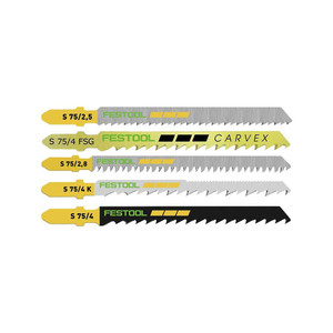 Festool T-shank Jig Saw Blades, 25-Piece