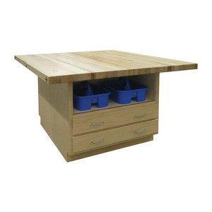 Hann Craft & Project Workstation, 2-1/4" Maple Top Hann Craft & Project Workstation, 2-1/4" Maple Top