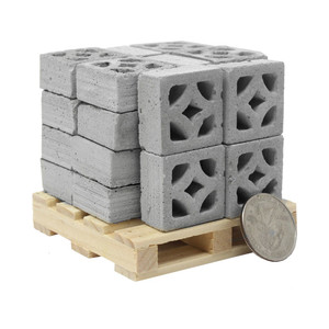 Mini Materials 1:12 Mid-Century Modern Breeze Block Pallet, Empress Mini Materials 1:12 Mid-Century Modern Breeze Block Pallet, Empress