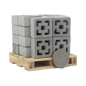 Mini Materials 1:12 Mid-Century Modern Breeze Block Pallet, Vista View Mini Materials 1:12 Mid-Century Modern Breeze Block Pallet, Vista View