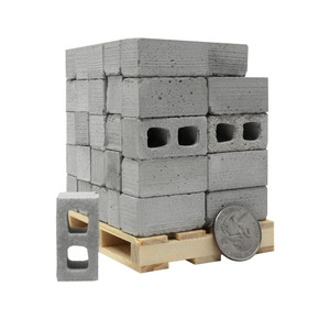 Mini Materials 1:12 Mini Red Blocks, 50Pk | Midwest Technology