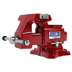 Wilton Utility Bench Vise 4-1/2" Jaw Width, 4" Jaw Opening, 360° Swivel Base Wilton Utility Bench Vise 4-1/2" Jaw Width, 4" Jaw Opening, 360° Swivel Base