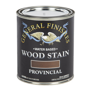General Finishes Water-based Wood Stain, Provincial, Qt. General Finishes Water-based Wood Stain, Provincial, Qt.