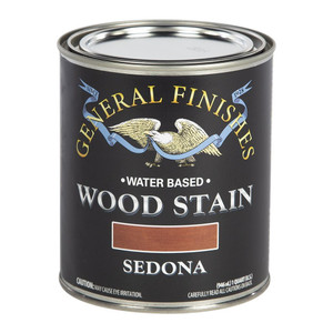 General Finishes Water-based Wood Stain, Sedona, Qt.