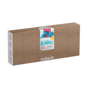 Makedo Cardboard Construction Combo Scru Kit, 160-Piece