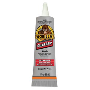 Gorilla Clear Grip Contact Adhesive, 3 oz.