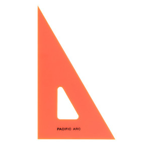 Pacific Arc Professional Fluorescent F-Series Triangle, 10" 30/60/90 Pacific Arc Professional Fluorescent F-Series Triangle, 10" 30/60/90