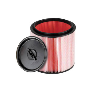 Vacmaster Standard Fine Dust Cartridge Filter and Retainer, 5-16 Gallon