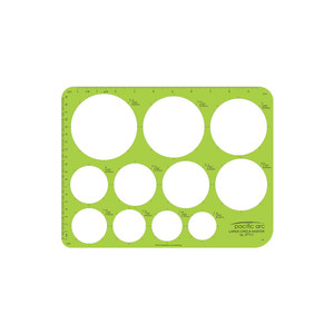 Circle Drafting Templates metric large circles 44 circles