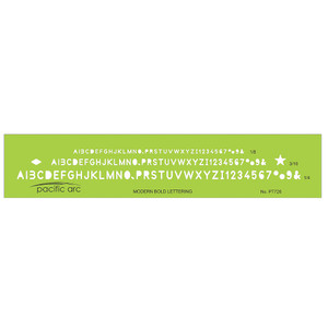 Pacific Arc Modern Bold Lettering Template Pacific Arc Modern Bold Lettering Template