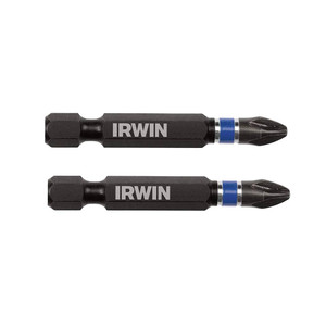 Irwin Impact Power Bit, Phillips, #2 x 2", 2-Pack Irwin Impact Power Bit, Phillips, #2 x 2", 2-Pack