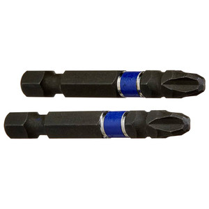 Irwin Impact Power Bit, Phillips, #3 x 2", 2-Pack Irwin Impact Power Bit, Phillips, #3 x 2", 2-Pack