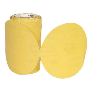 Norton Gold Reserve A296 Paper PSA Disc Roll, 5" 100 Grit, Qty. 100