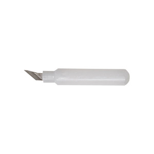 silver #64 swivel blade inside short white k4 knife handle silver #64 swivel blade inside short white k4 knife handle
