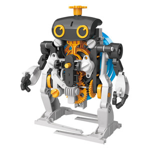 robot with mainspring that stores energy when wound by hand and converts into motion when discharged robot with mainspring that stores energy when wound by hand and converts into motion when discharged