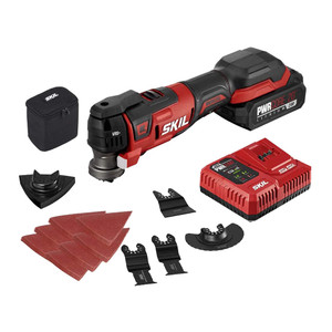 Skil CB7488B-20 PWRCore 20 Brushless 20V 4-Tool Combo Kit with Pwr Jump Charger