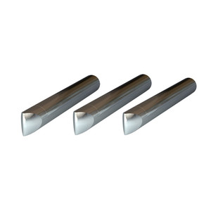 set of three replacement tips for weller soldering iron are 6.4 mm wide and have chisel shaped tip