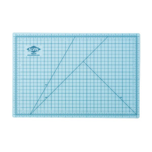 light blue 12" x 18" alvin non-glare, non-stick, self-healing cutting mat with 1/8" gridlines light blue 12" x 18" alvin non-glare, non-stick, self-healing cutting mat with 1/8" gridlines