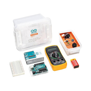 arduino student kit includes arduino uno r3 board, breadboard, multimeter, battery, wires, case