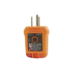 Klein GFCI Outlet Tester works on gfci outlets and confirms operation of the ground fault protective device Klein GFCI Outlet Tester works on gfci outlets and confirms operation of the ground fault protective device